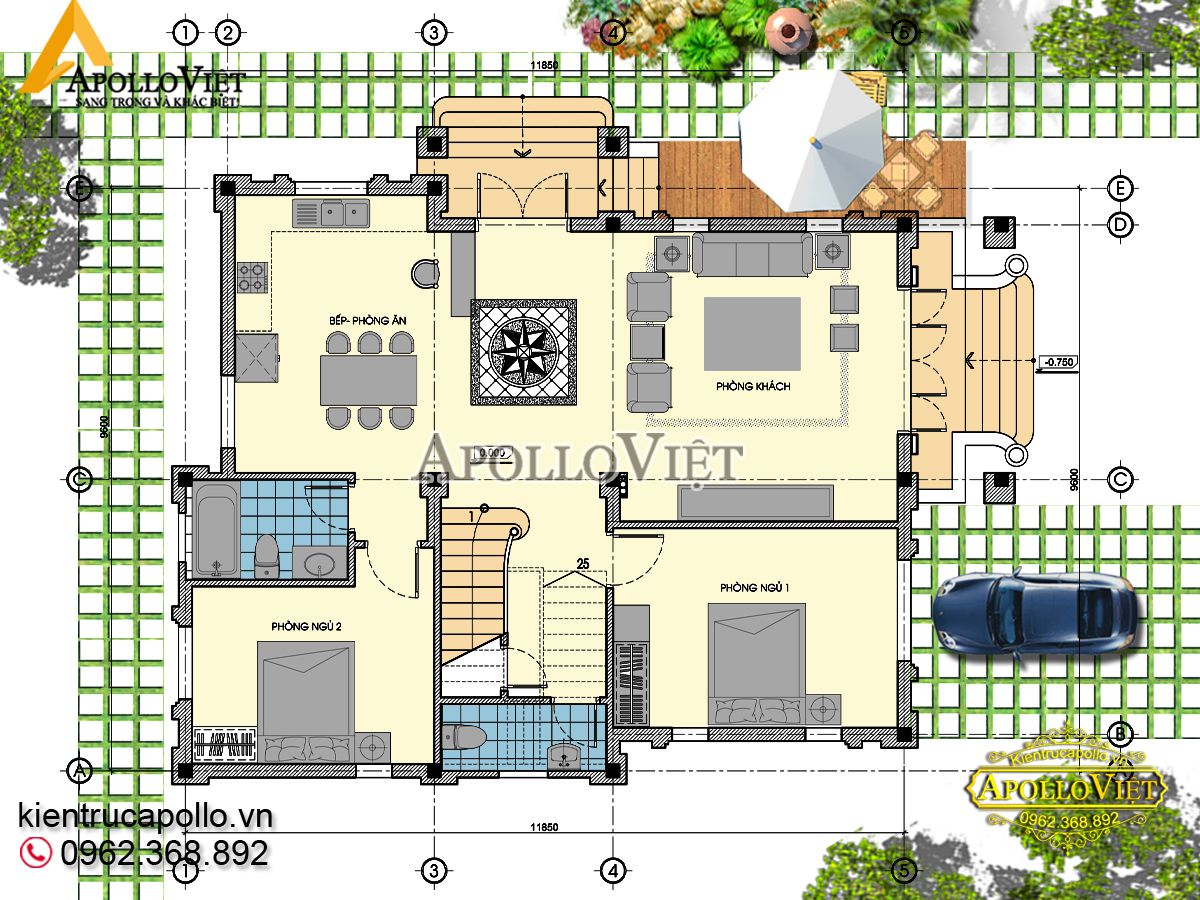 Thiết kế biệt thự tân cổ điển đẹp