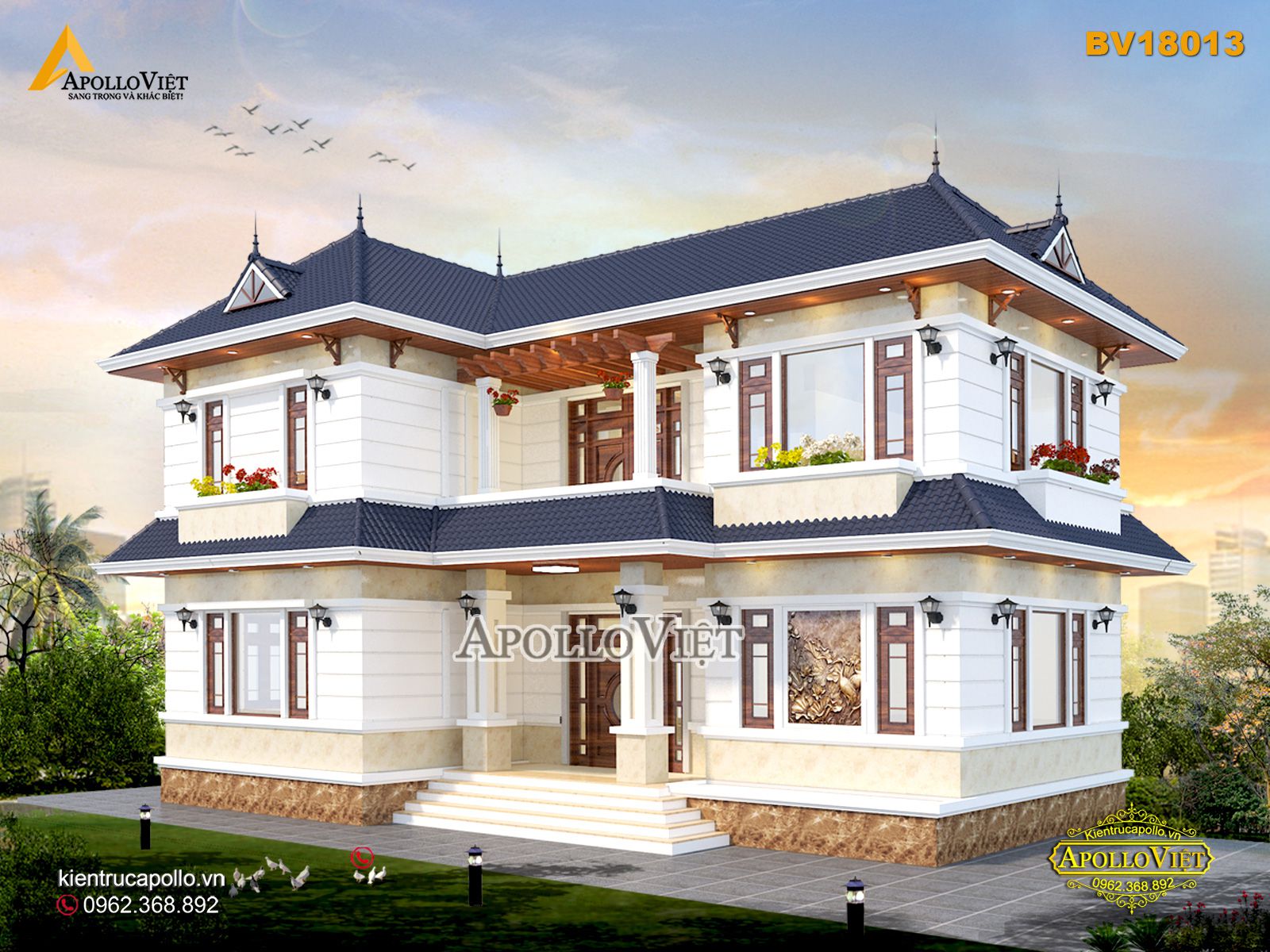 Thiet-ke-biet-thu-vuon-2-tang-chu-L-BV18013