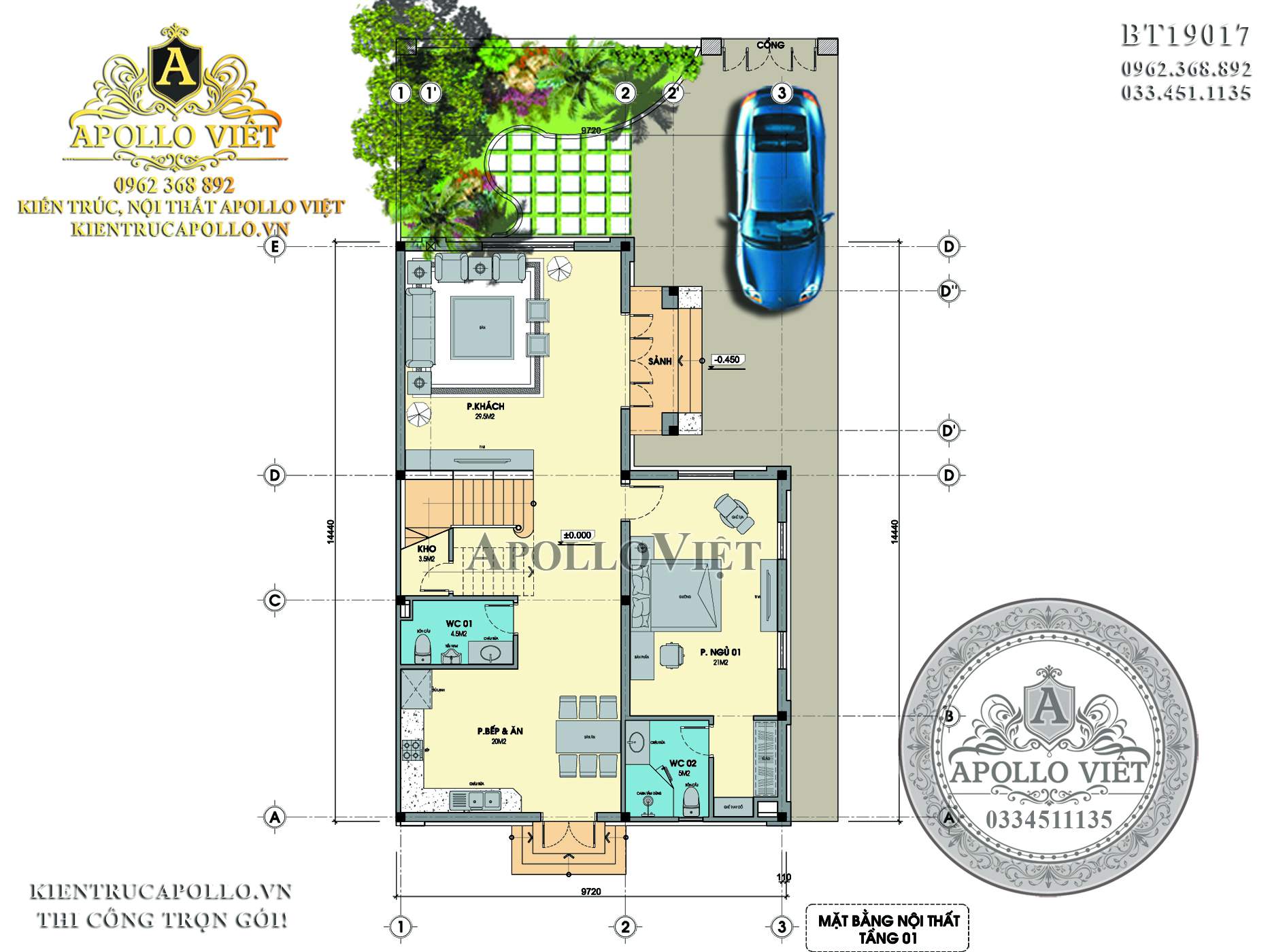 mat-bang-biet-thu-3-tang-tan-co-dien