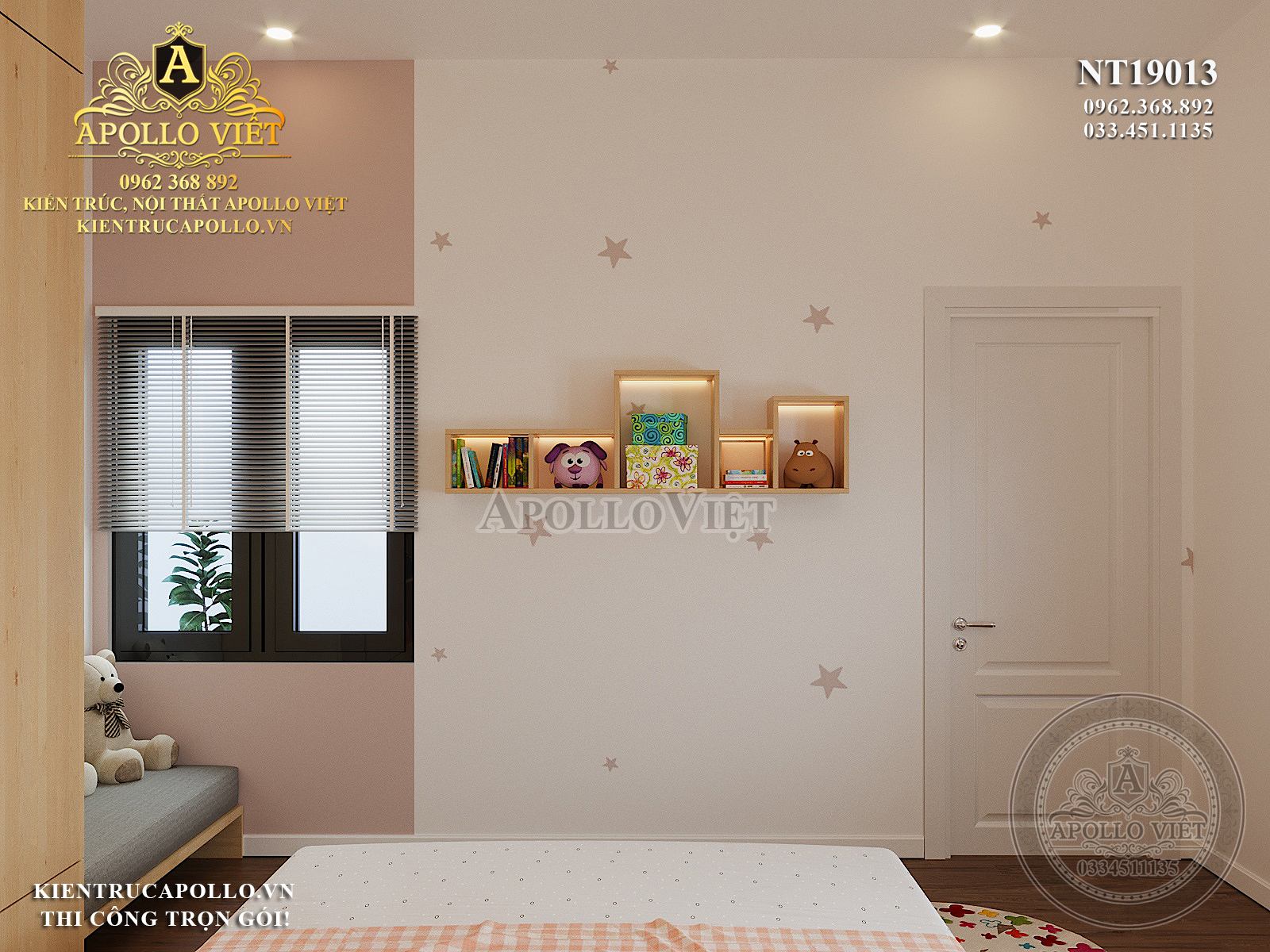 Chiêm ngưỡng mẫu nội thất biệt thự Hiện đại cực sang NT19013