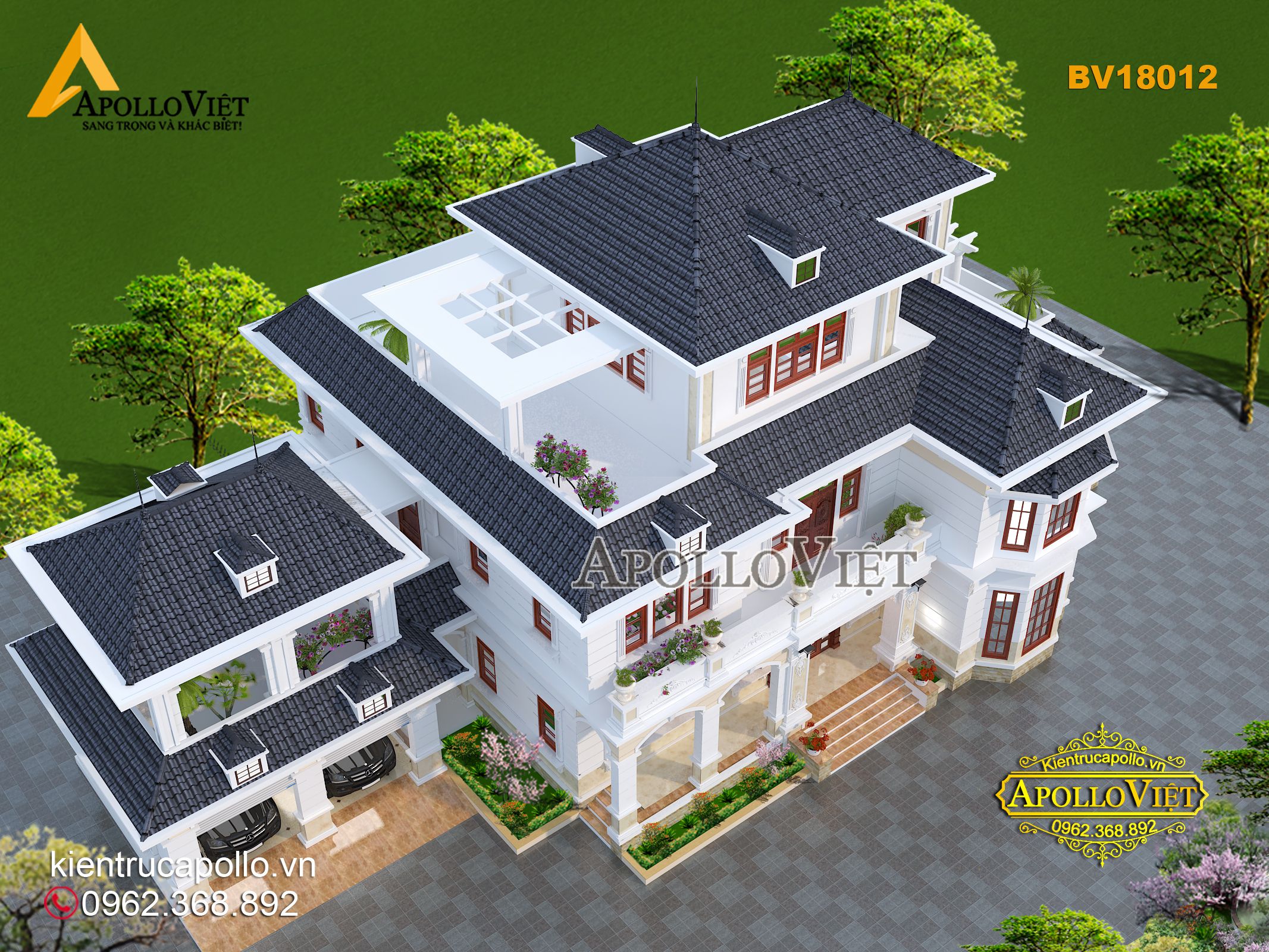 Biệt thự vườn đẳng cấp tại Bắc Giang (BV18012)