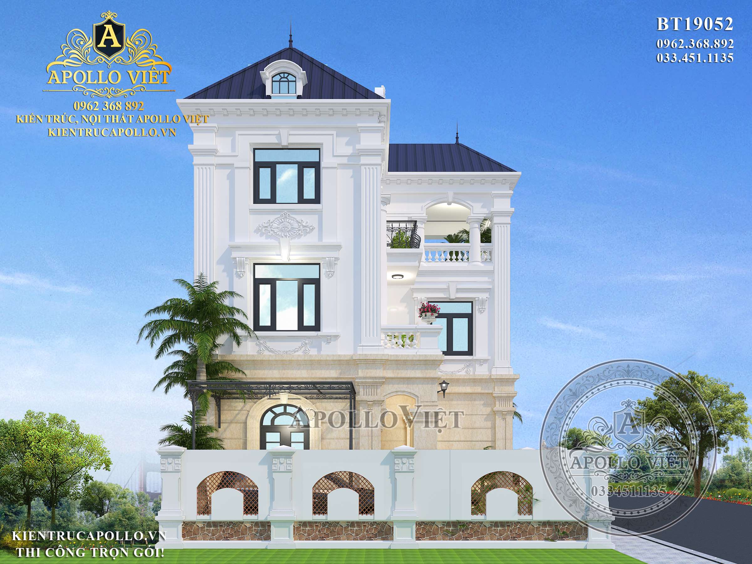 Biệt thự tân cổ điển ấn tượng