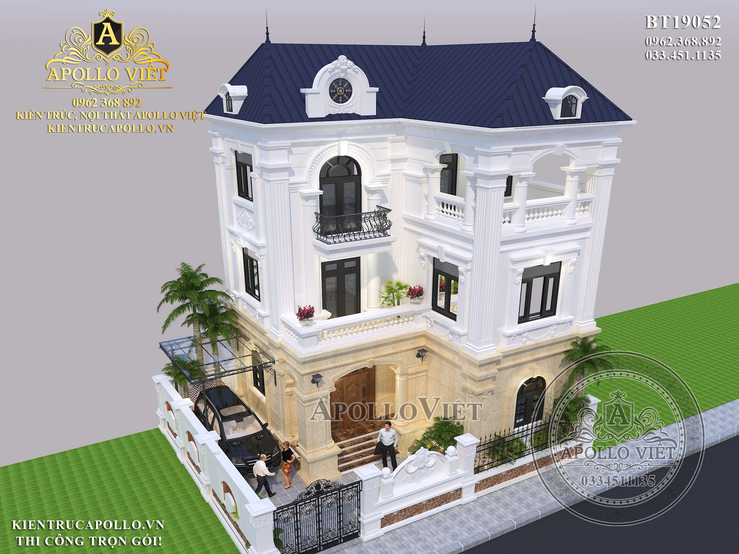 Biệt thự tân cổ điển đẹp