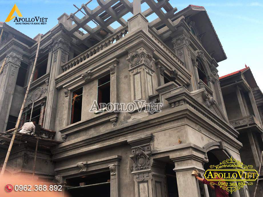 Mẫu biệt thự tân cổ điển mang giá trị dân tộc sâu sắc BT19056