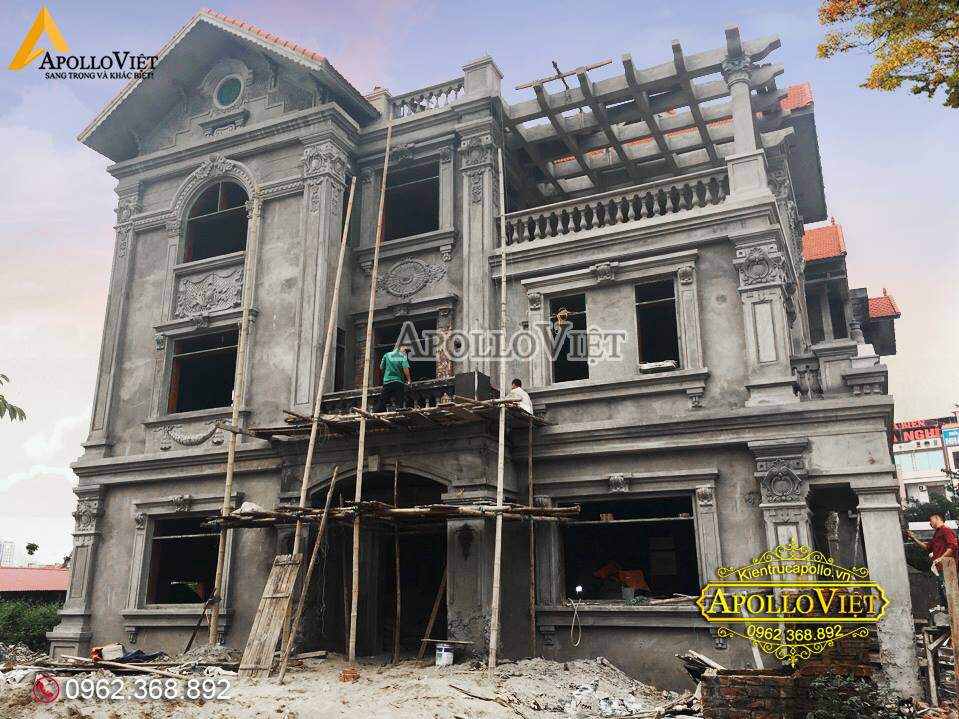 Mẫu biệt thự tân cổ điển mang giá trị dân tộc sâu sắc BT19056