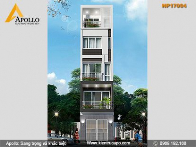 Mẫu nhà phố hiện đại, sang trọng 2024 (NP17004)