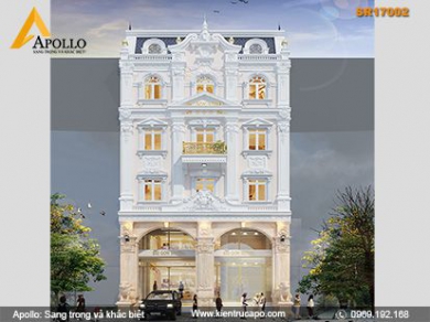 Mẫu khách sạn sang trọng tinh tế mọi góc nhìn (SR17002)