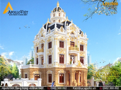 Tham quan Biệt thự lâu đài hoành tráng ở Đông Anh Hà Nội LD17006