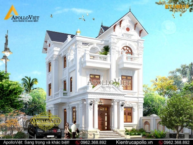 Tham quan mẫu Biệt thự 3 tầng sang trọng ở Hoài Đức BT18018