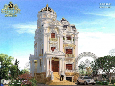 Mẫu Lâu đài 4 tầng hoành tráng, lôi cuốn LD18012