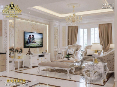 Tư vấn thiết kế nội thất nhà đẹp phong cách tân cổ điển NT18015