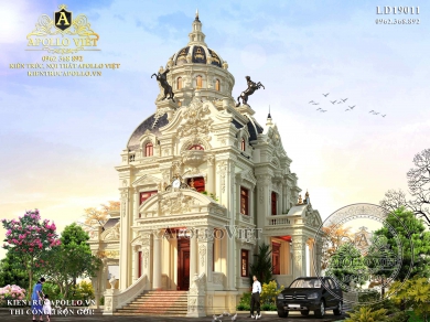 Mẫu lâu đài dinh thự đẳng cấp, tráng lệ LD19011