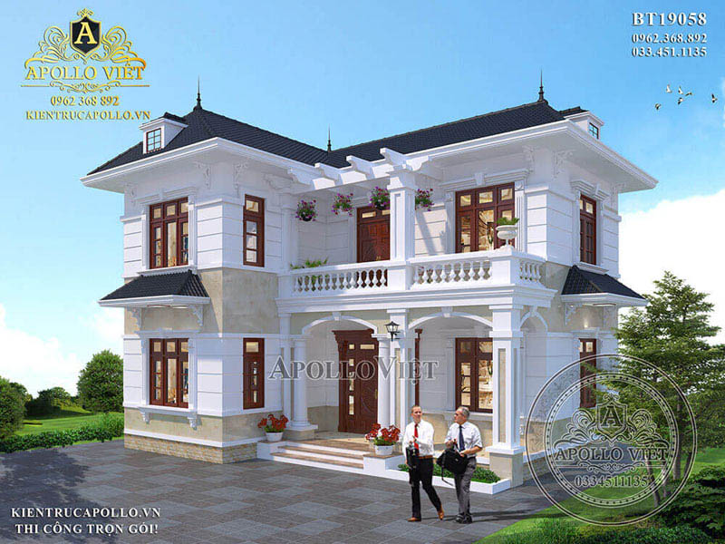 thiet-ke-biet-thu-tan-co-dien-2-tang-1-ty-3