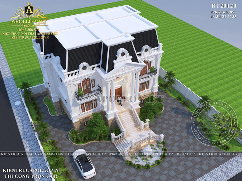 biet-thu-2-tang-kien-truc-phap-1