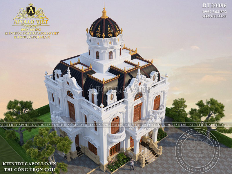 nha-kieu-phap-tan-co-dien