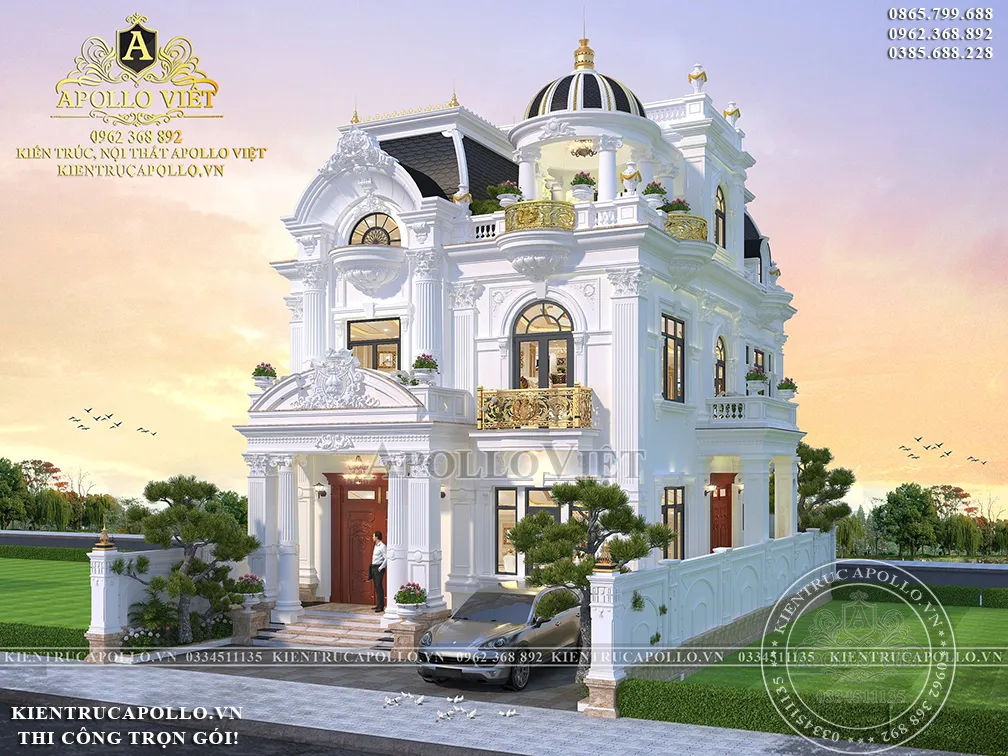 biet-thu-tan-co-dien-2-tang-mai-mansard