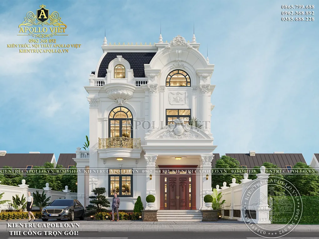 biet-thu-tan-co-dien-mai-mansard