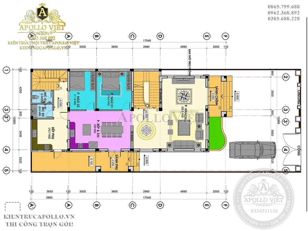 mat-bang-biet-thu-mai-nhat-tan-co-dien