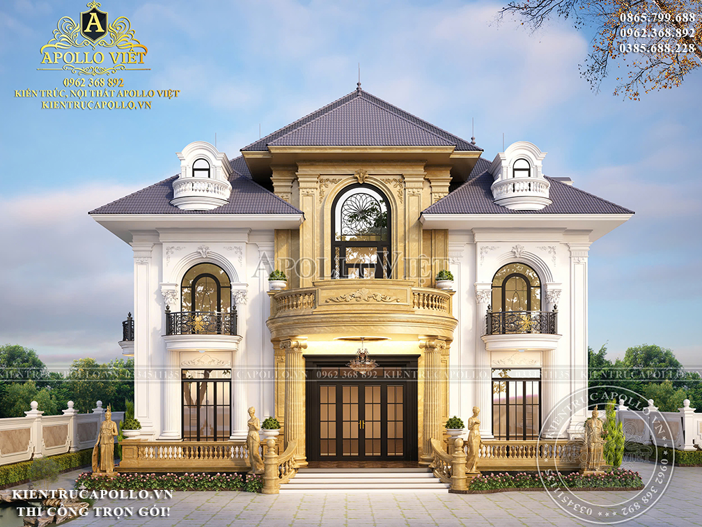 vat-lieu-da-tu-nhien-op-khoi-de-biet-thu-tan-co-dien