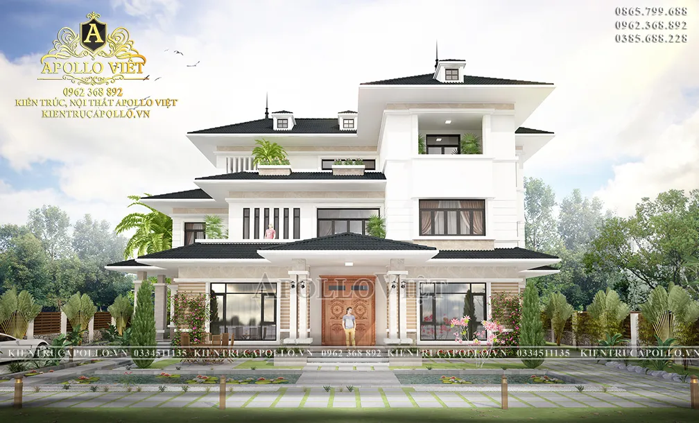 biet-thu-san-vuon-tan-co-dien-3-tang-mai-nhat