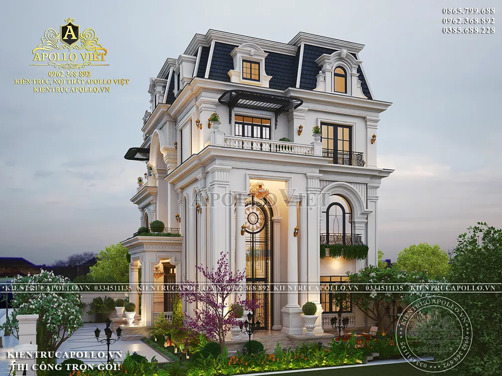 biet-thu-tan-co-dien-3-tang-mai-mansard