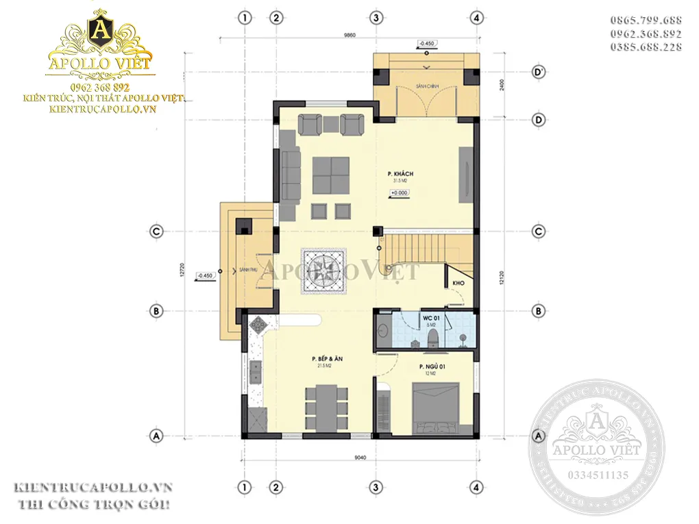 mat-bang-biet-thu-tan-co-dien-3-tang-mai-mansard
