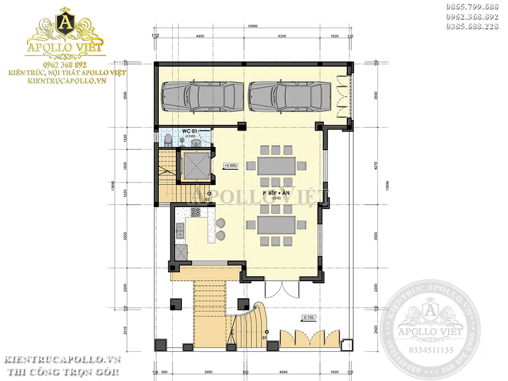 mat-bang-tang-1-biet-thu-tan-co-dien-3-tang-2-mat-tien