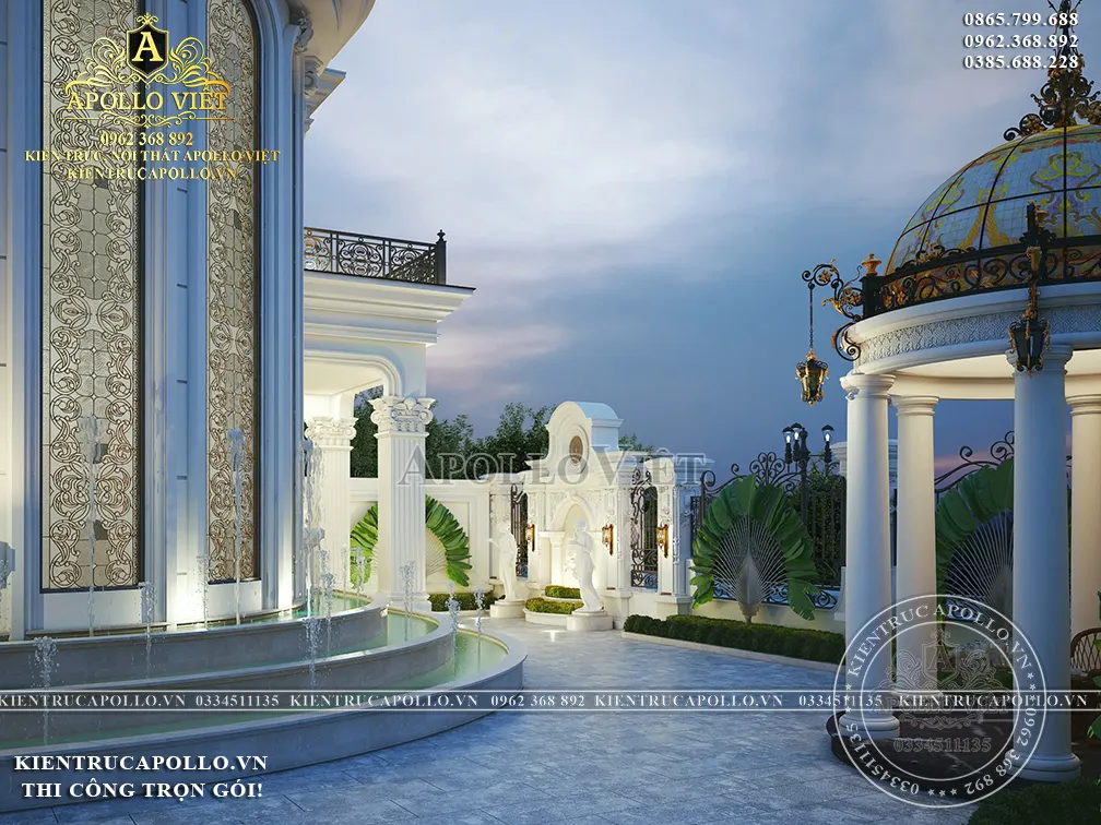 san-vuon-biet-thu-tan-co-dien-3-tang-mai-mansard