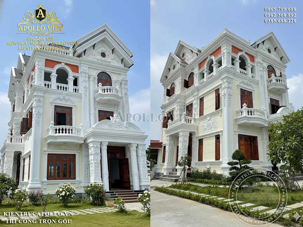 thi-cong-biet-thu-tan-co-dien-3-tang-mai-thai