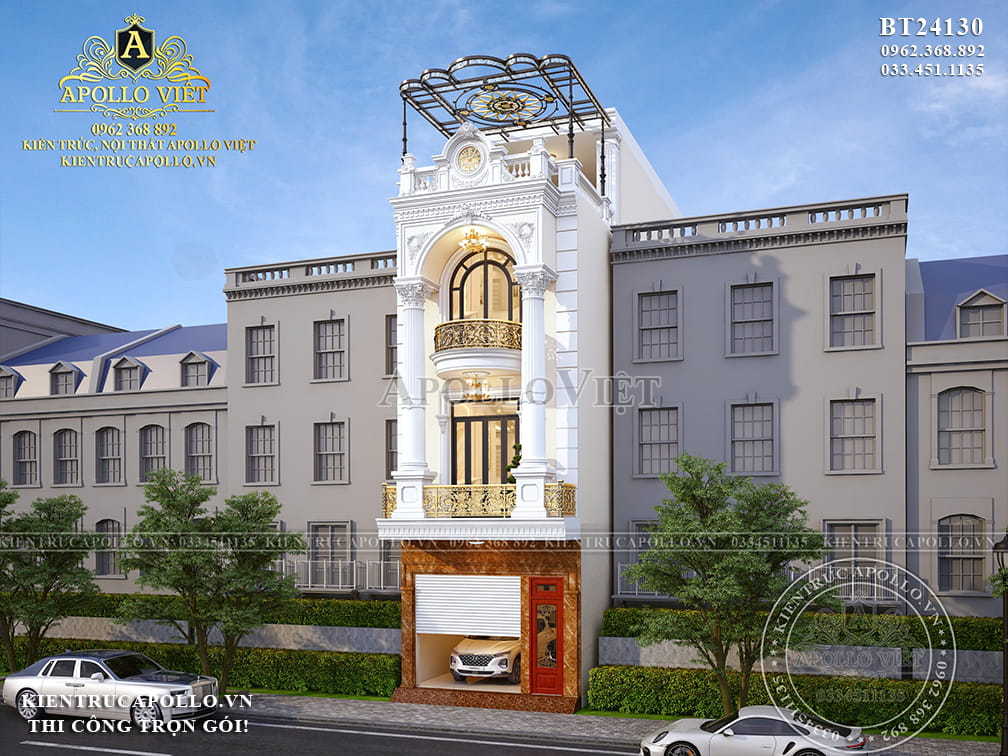 nha-pho-tan-co-dien-4-tang