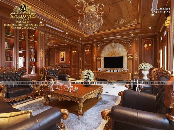 Chiêm ngưỡng mẫu nội thất tân cổ điển đẹp, sang trọng BT20009