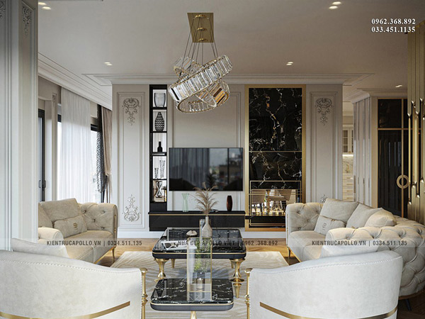 Ngắm nội thất Luxury cho Biệt thự mái Thái đẹp BT21205