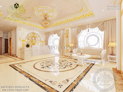 Thiết kế Nội thất Khách sạn Tân cổ điển sang trọng bậc nhất KS20011