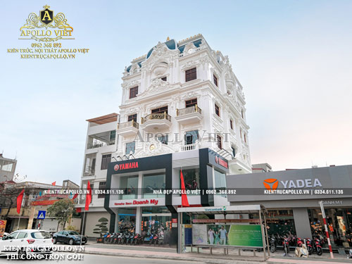 Đắm chìm vẻ đẹp mẫu Thiết kế Showroom Tân cổ điển SR19004