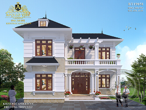 Tham quan mẫu biệt thự vườn 2 tầng chữ L đẹp ở Thanh Hóa BT19058