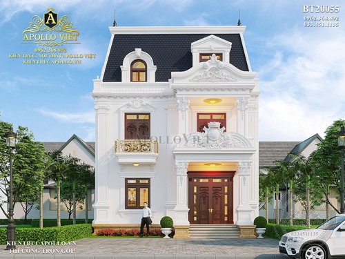 Xem biệt thự 2 tầng kiểu Pháp 4 phòng ngủ đẹp nhất BT20055