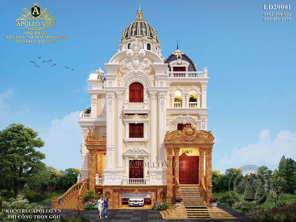 Mẫu thiết kế lâu đài nguy nga và tráng lệ ở Đồng Nai LD20001