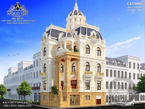 Không thể rời mắt mẫu biệt thự 4 tầng 1 tum tại Hà Nội LD20003