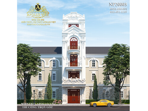 Thiết kế biệt thự nhà phố tân cổ điển ấn tượng NP20005
