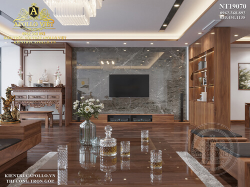 Mẫu thiết kế nội thất đẹp cho gia đình trẻ tại thành phố Bắc Ninh