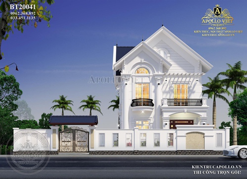 Bất ngờ trước biệt thự 2 tầng tân cổ điển sang chảnh BT20041