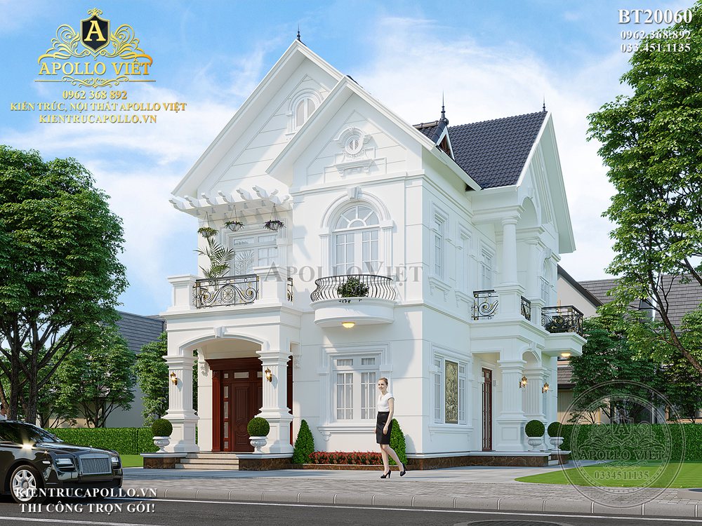 Thiết kế nhà 3 tầng 1 tum, 2 mặt tiền hiện đại đẹp ở Tp.Biên Hòa