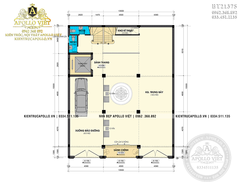 mat-bang-cong-nang-tang-1-thiet-ke-khach-san-showroom