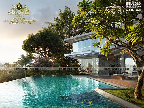 Sống chất với mẫu Biệt thự Hiện đại đẹp nghỉ dưỡng BT21316