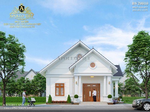 Ghé thăm mẫu nhà vườn 1 tầng mái Thái đẹp giá rẻ BV20010