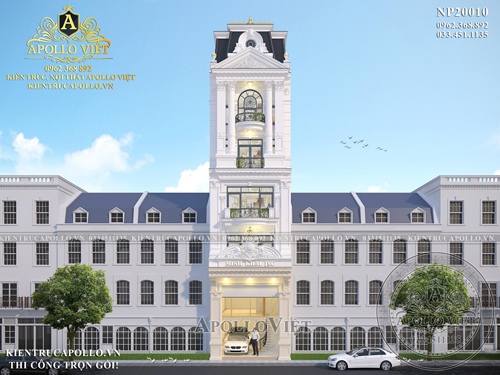 Choáng ngợp với Mẫu nhà phố mặt tiền 6m tại Lào Cai NP20010