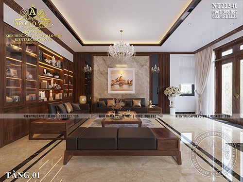 Thiết kế nội thất hiện đại cực chill đẹp ở Vĩnh Phúc NT21340