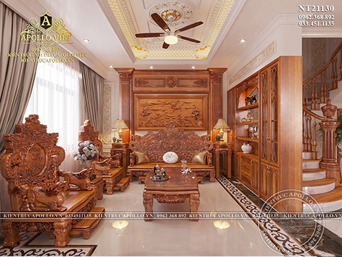 Khám phá mẫu thiết kế nội thất đẹp cho biệt thự nhà vườn NT21130