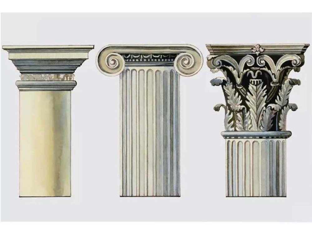 3 thức cột Hy Lạp trong Kiến trúc cổ điển: Doric, Ionic, Corinth