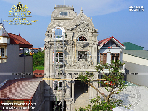 Thi công mái mansard, mái vòm của Kiến trúc Tân cổ điển TT20006